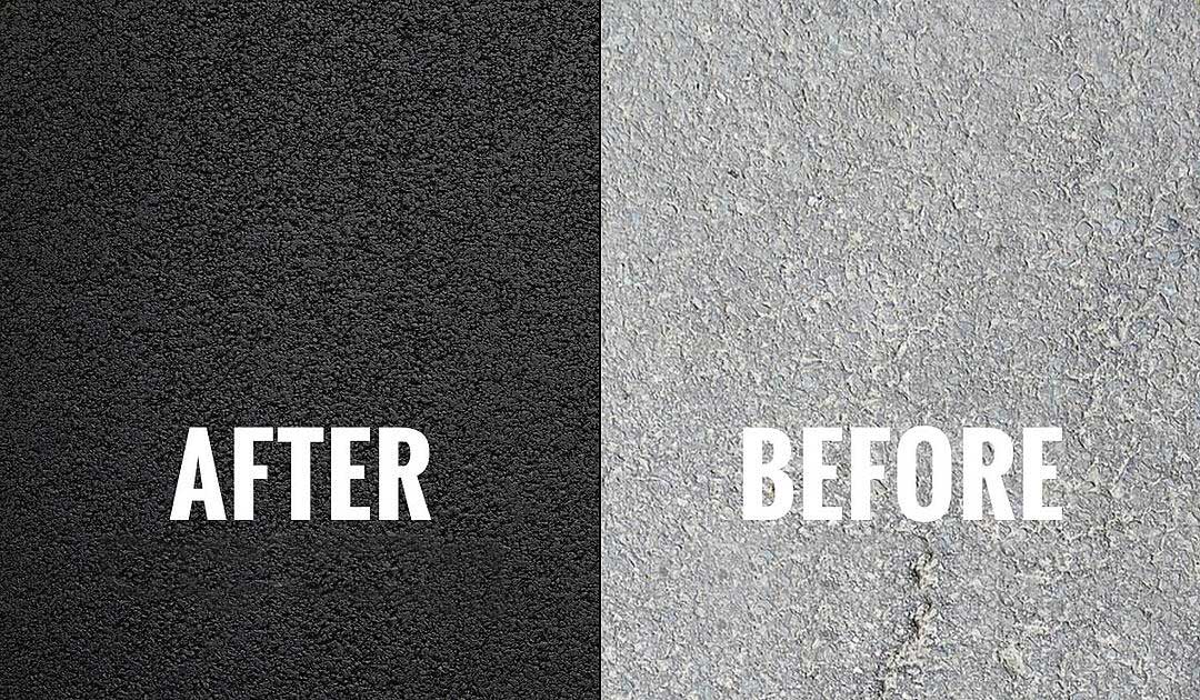 Before-and-After-pavement-s Gilsonite Asphalt Modifier